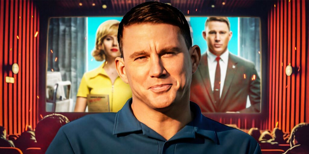 Channing Tatum and Scarlett Johansson in Fly Me To The Moon in theaters