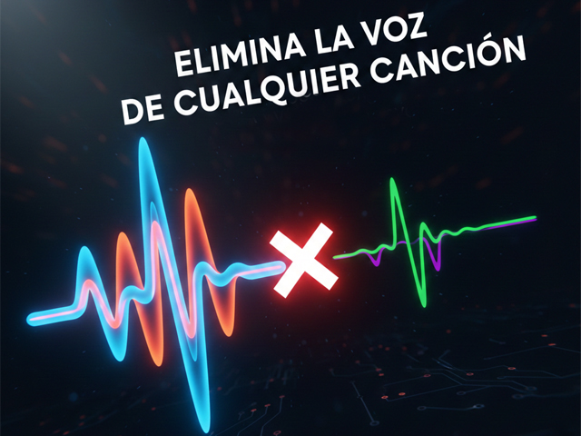Como eliminar la voz de una canción, fácil y rápido